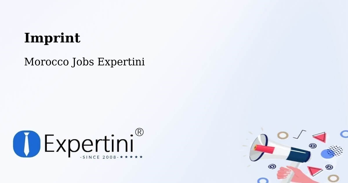 Imprint – Taounate - Morocco Jobs Expertini
